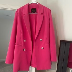 Sanctuary Los Angeles Hot Pink Oversized Blazer Size M